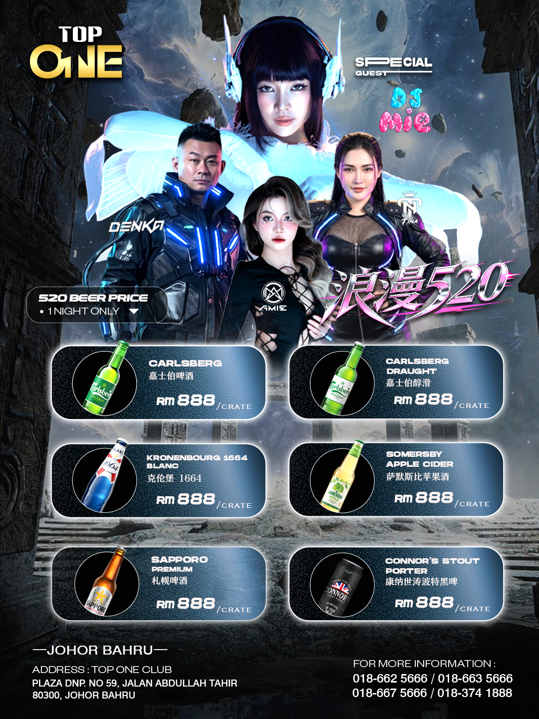 520 beer price